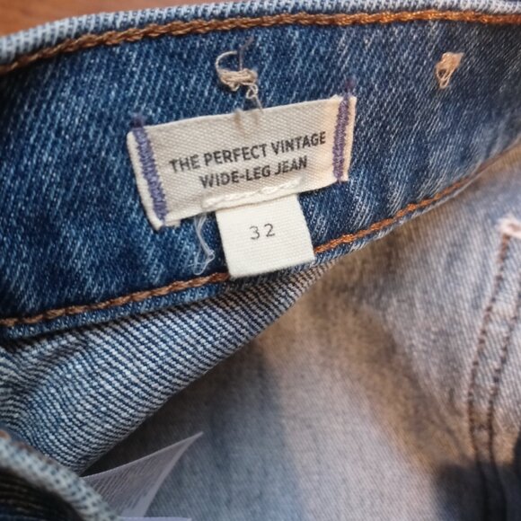 MADEWELL the perfect vintage wide leg jeans in Edgerly Wash (sz32) - Picture 9 of 15